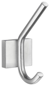 Home Series Robe Hook, Brushed Chrome