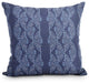 Dotted Decor 18" Blue Stripe Print Decorative Throw Pillow