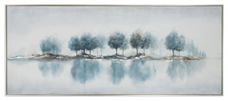 Blue Woods, Hand Painted Canvas