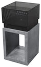 Astella Sentinel Fire Basket, Gray Cement