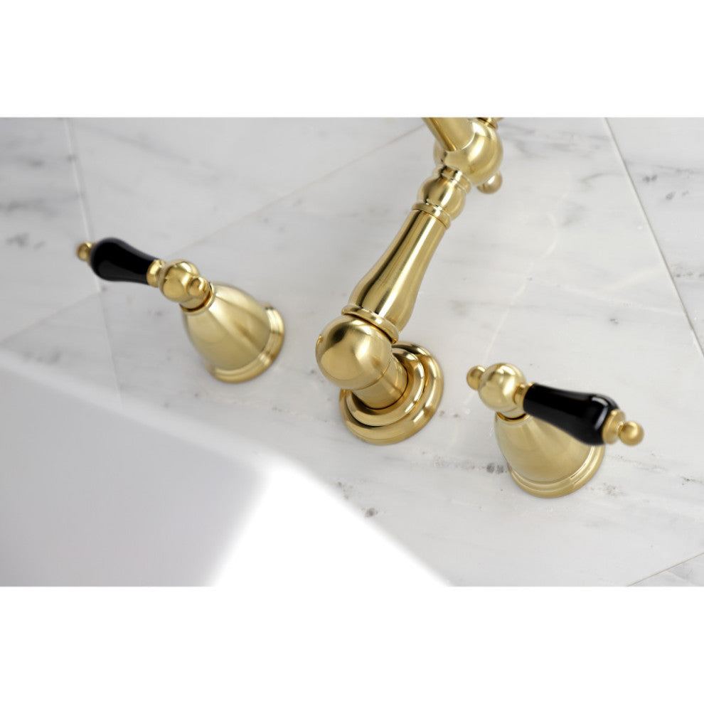 KS1027PKL Wall Mount Roman Tub Faucet, Brushed Brass