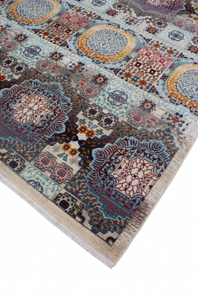Noori Rug Latif Evonne Ivory/Blue Rug
