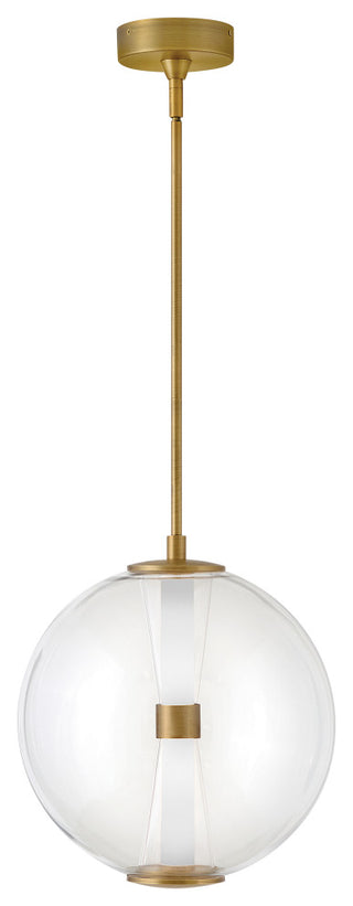 Hinkley Elin Medium Globe Pendant, Lacquered Brass