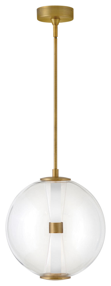 Hinkley Elin Medium Globe Pendant, Lacquered Brass