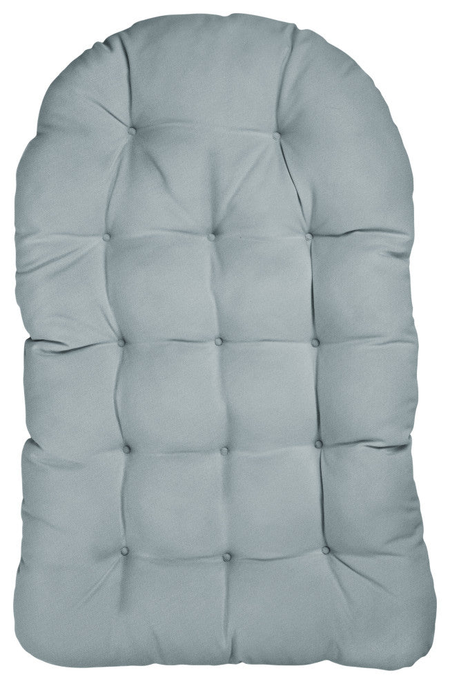 Noble Gray Indoor Silver Egg Chair Cushion
