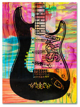 Dean Russo 'SRV Guitar' Canvas Art, 47x35