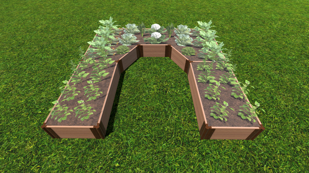 Classic Sienna Walk-In Topolski' 8'x8'x11" Raised Garden Bed, 1" Profile