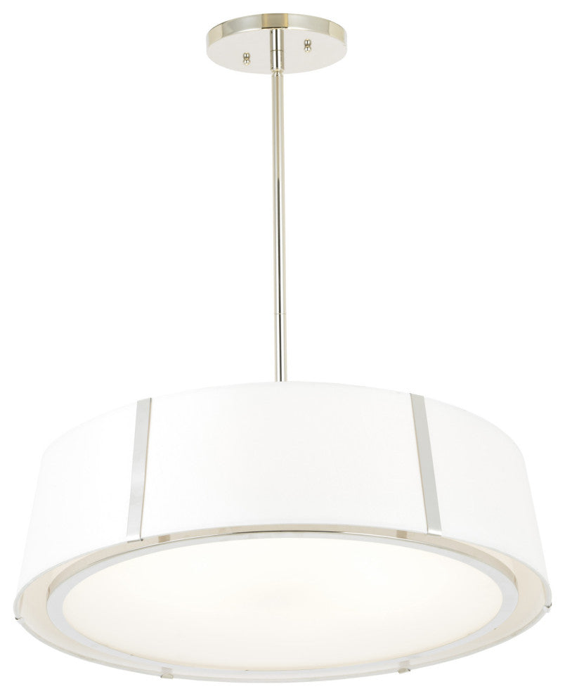 Crystorama Lighting Group FUL-907 Fulton 6 Light 24"W Chandelier - Polished