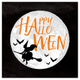 Happy Halloween Moon 16x16 Canvas Wall Art