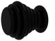 Designer Cabinet Knob, Matte Black