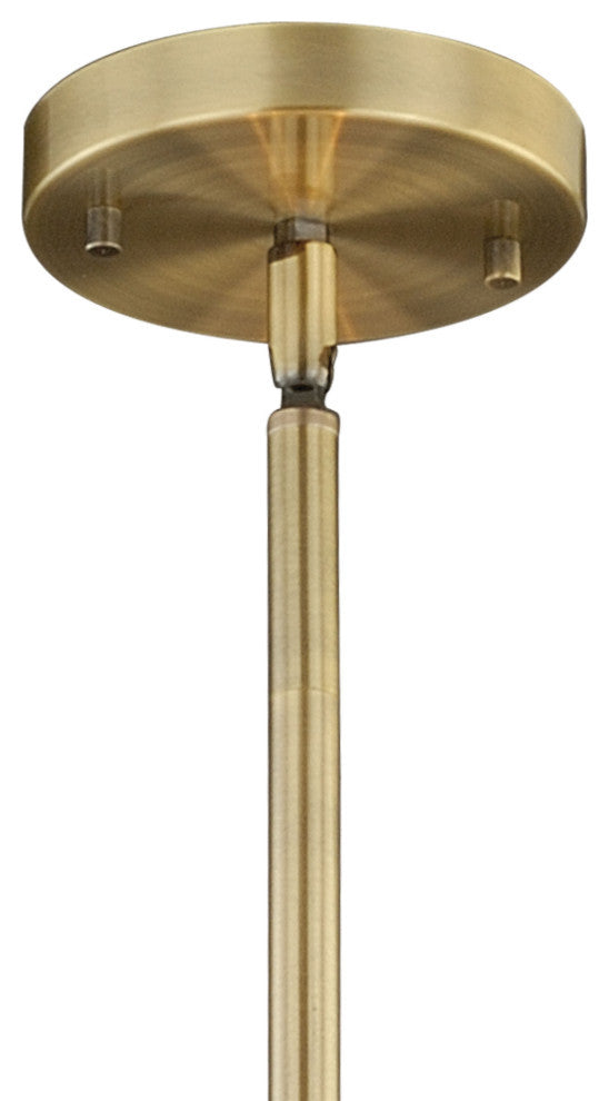 Burnaby 4-Light Pendant Matte Brass