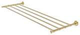 Carolina 36" Towel Shelf, Unlacquered Brass