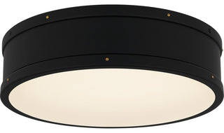 LED Flush Mount in Matte Black