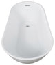 Acrylic Freestanding Soaking Bathtub, 67"