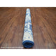 Blue, Wool Hand Knotted, Anatolian Village Inspired Oriental Rug, 6'0"x8'9"