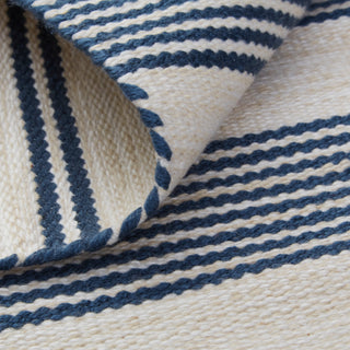 Weave & Wander Granberg Eco-Friendly PET Rug, Navy, 8' X 11'