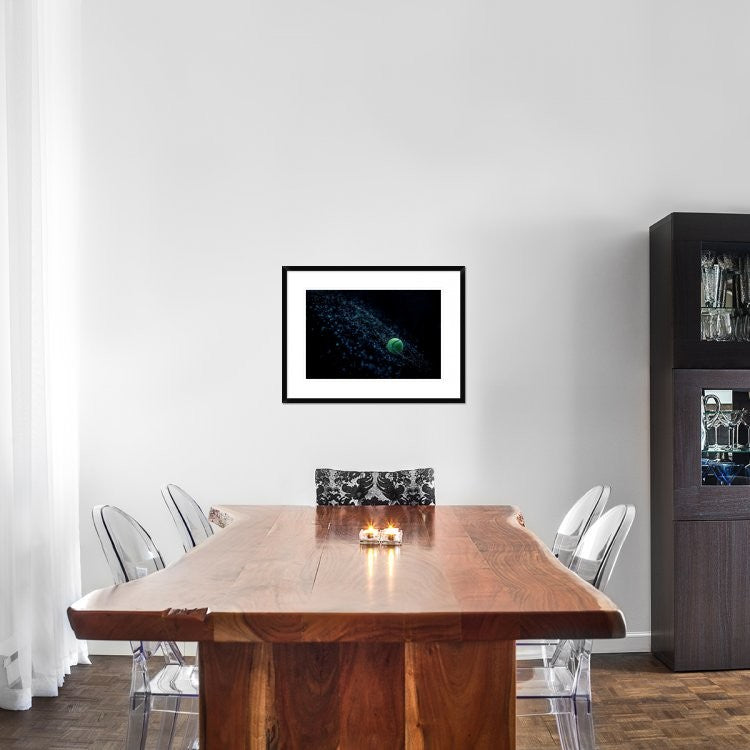 "Cosmic Ball" Framed Digital Print by Joe Conroy, 30x22"