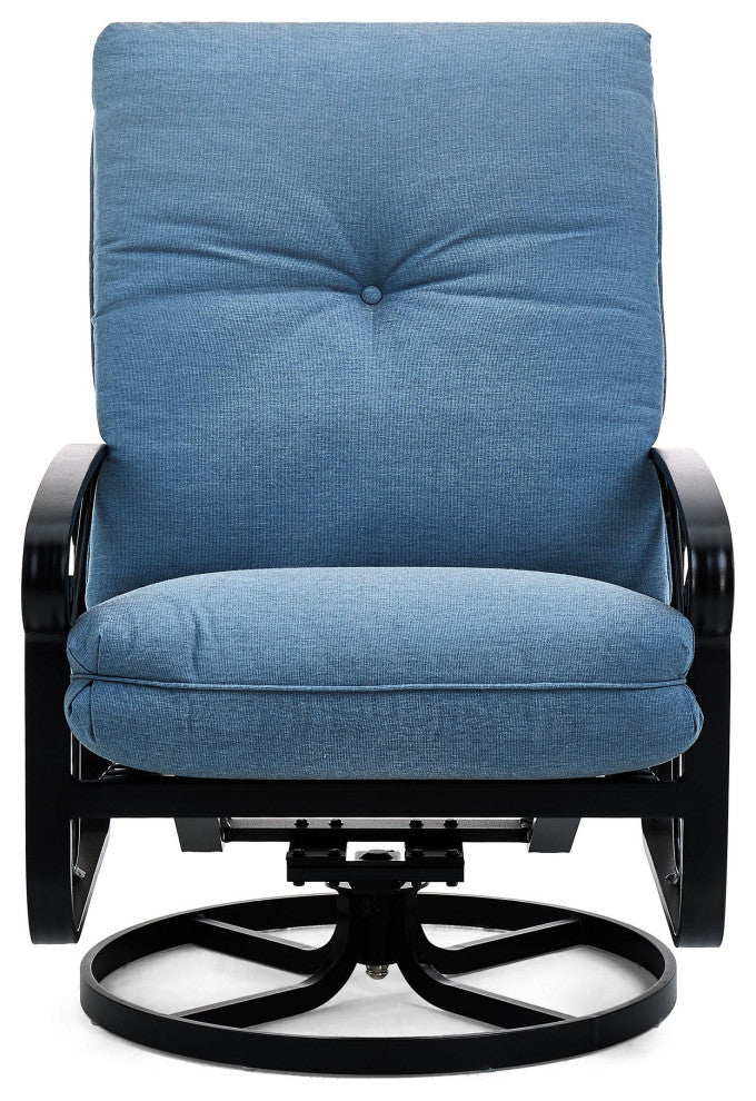 Palazzo Cushion Ultra High Back Swivel Rocker Lounge Chair