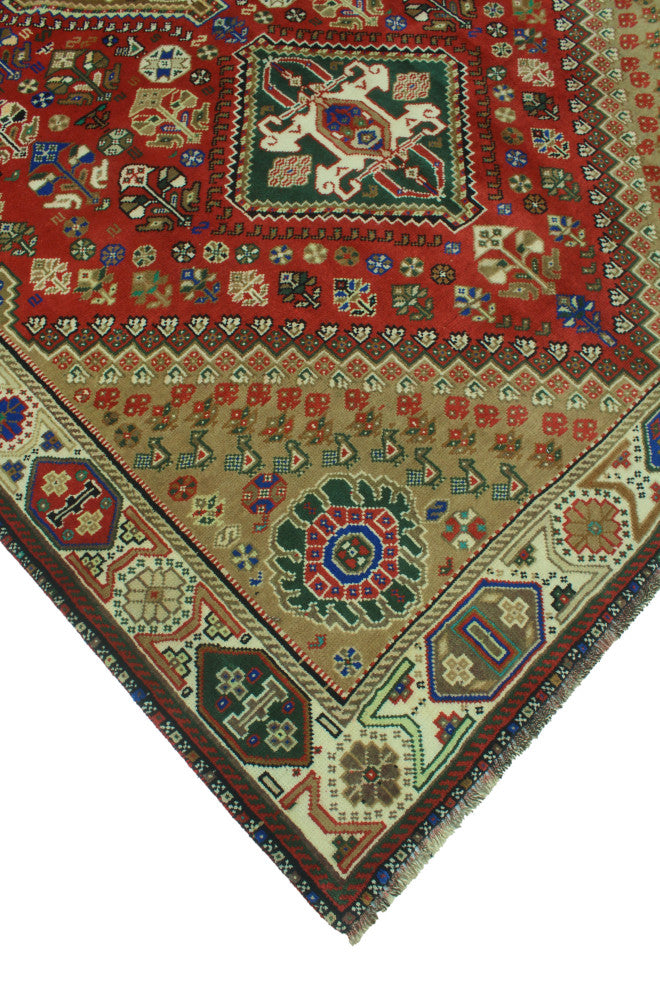 Fine Vintage Distressed Maira Rust Rug