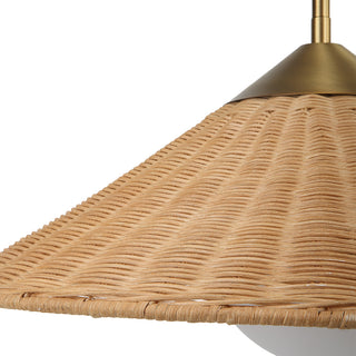 Uttermost Phuvinh 1-LIght Rattan Shade Pendant