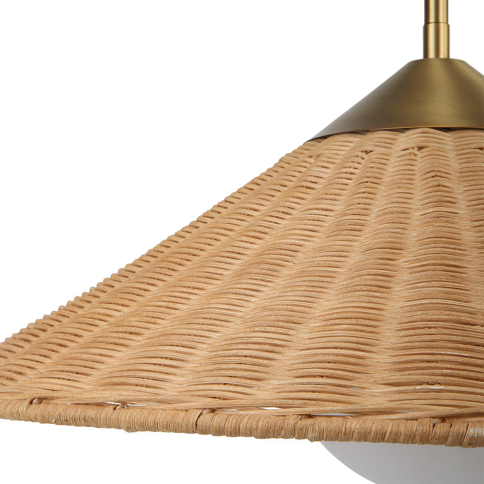 Uttermost Phuvinh 1-LIght Rattan Shade Pendant