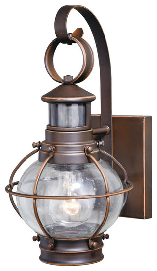 Chatham Motion Sensor Coastal Outdoor Wall Light, Bronze, 6.75Wx13.5Hx8D"