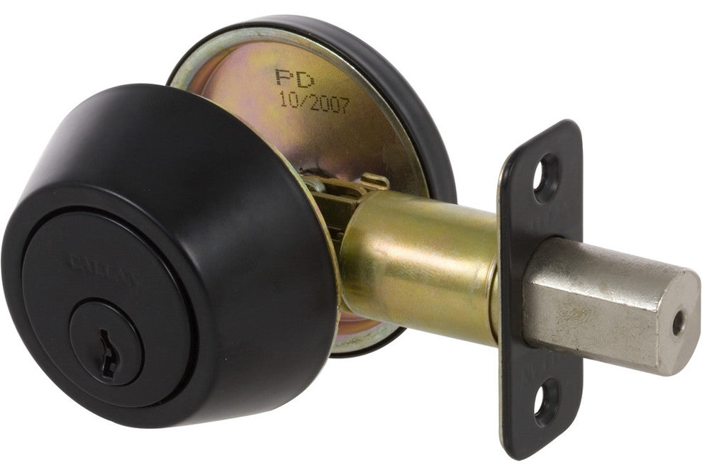 Single Cylinder Deadbolt, Black