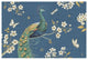 "Ornate Peacock III" Digital Paper Print by Daphne Brissonnet, 38"x26"