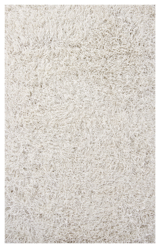 Duke Contemporary Area Rug, White, 9'x13'
