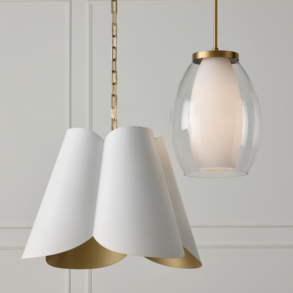 Capital Lighting 355911 Joss 13"W Pendant - Aged Brass