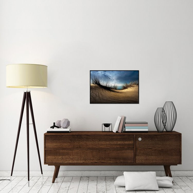"Dunes" Framed Canvas Giclee by Wim Schuurmans, 31x21"