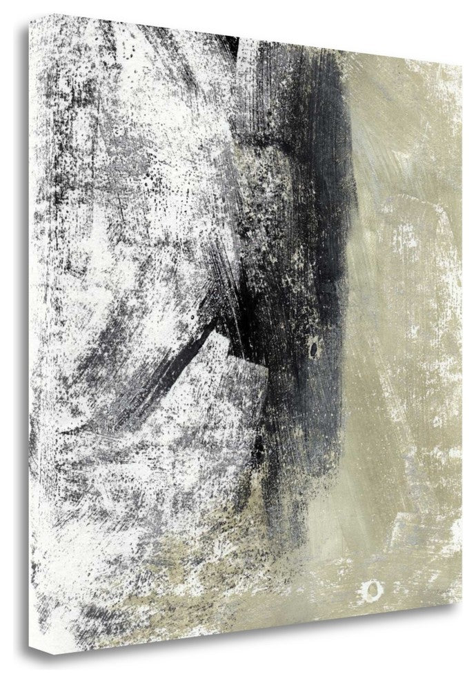"Concrete V" By Linda Woods, Giclee Print on Gallery Wrap Canvas, Ready to Hang