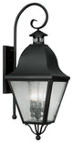 Amwell Outdoor Wall Lantern, Black