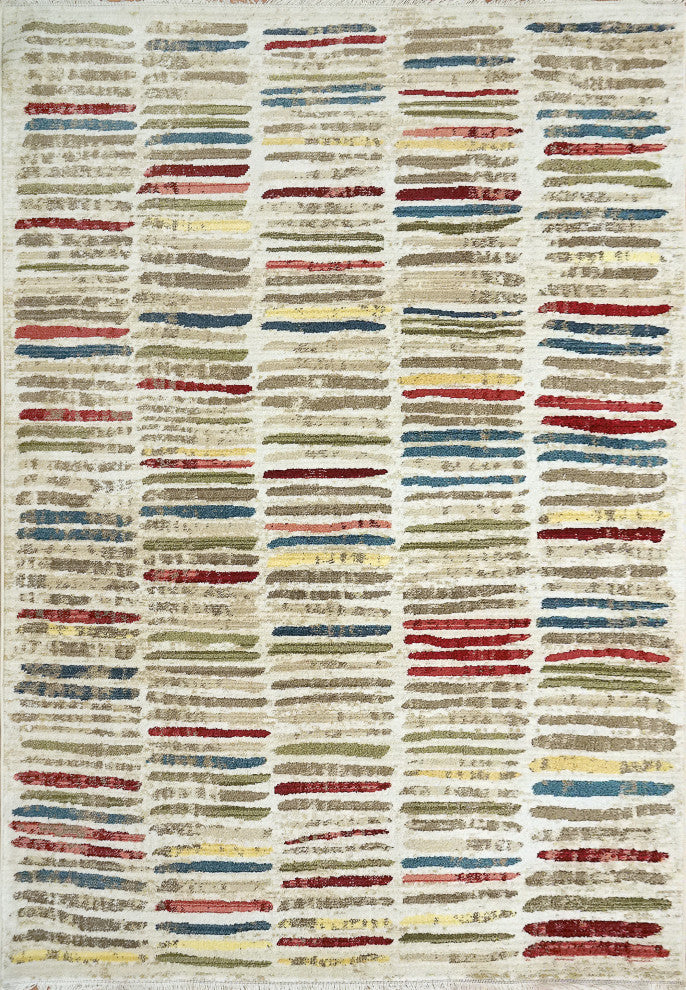 Dynamic Rugs Oxford Area Rug, Cream/Multi, 3.11x5.7