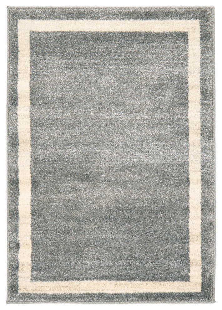 Unique Loom Gray Del Mar Maria 2' 2 x 3' 0 Area Rug
