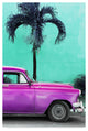 "Beautiful Retro Purple Car" by Philippe Hugonnard, Canvas Art, 12"x19"