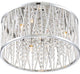 Quoizel Platinum Collection Crystal Cove Four Light Flush Mount PCCC1614C
