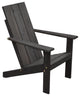 Cedar Modern Adirondack Chair, Black Stain
