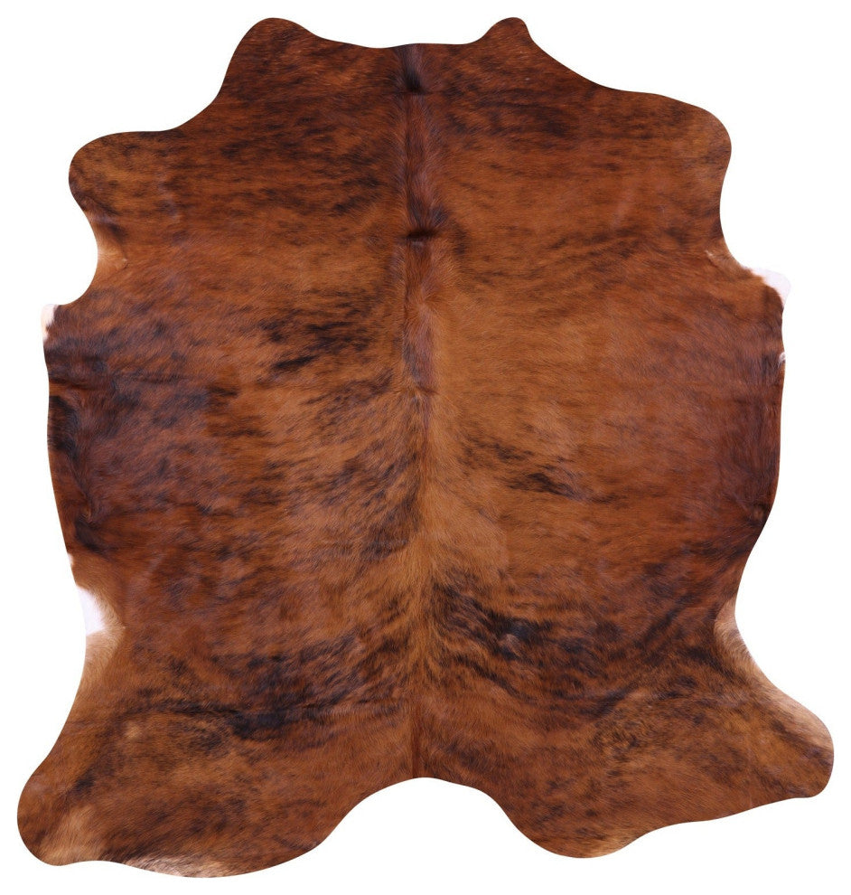 Natural Cowhide Rug 6' 2" X 5' 11" C1945