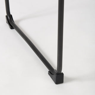 Direttore Light Brown Genuine Leather Seat with Black Metal Frame Bar Stool