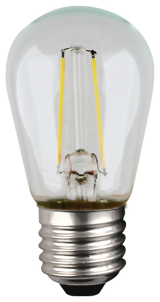 S14 LED String Light Replacement Bulb, 2200K, 120V, Replacement 4-Pack