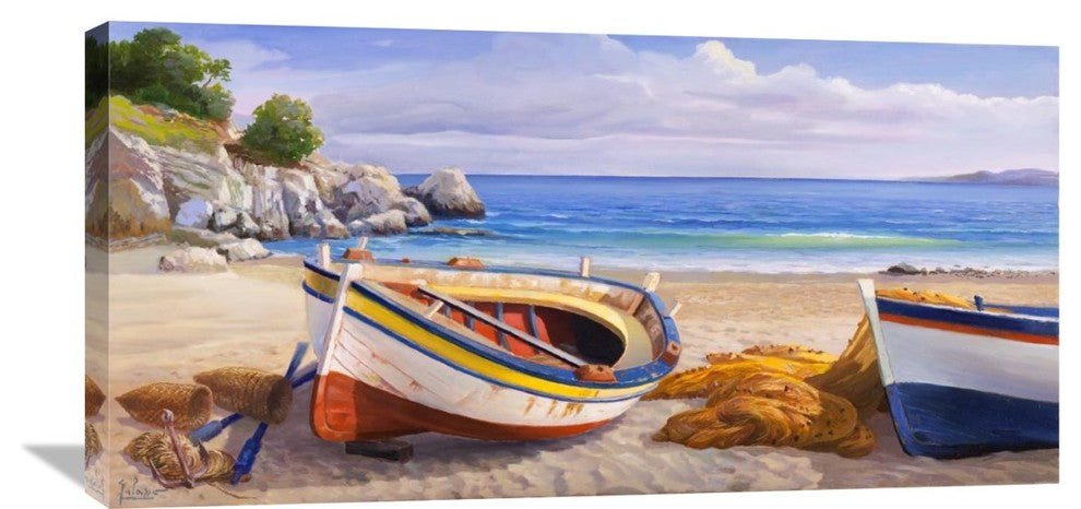 "Pomeriggio Mediterraneo" Artwork, 36"x18"