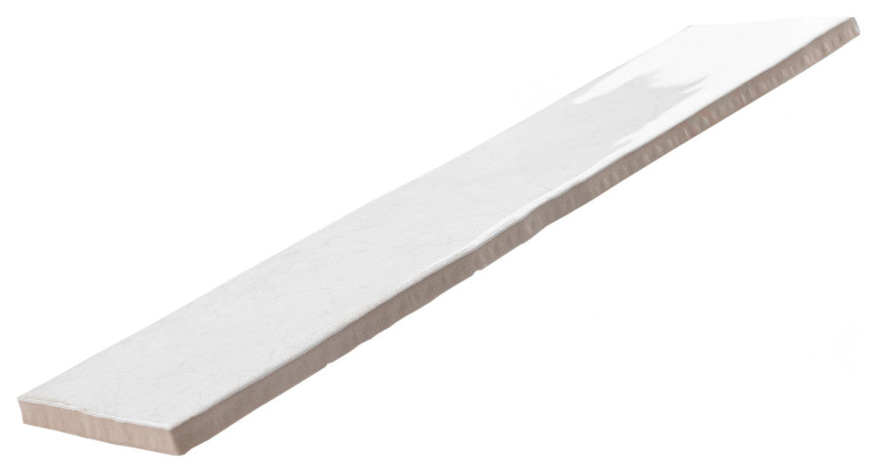 Crackle Cream Ceramic Wall Tile, White