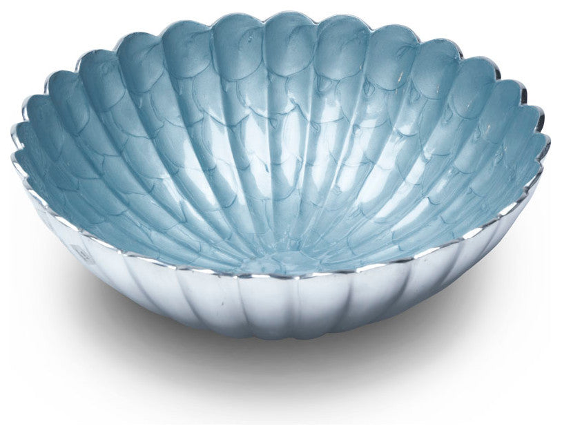 Peony 15" Round Bowl, Hydrangea