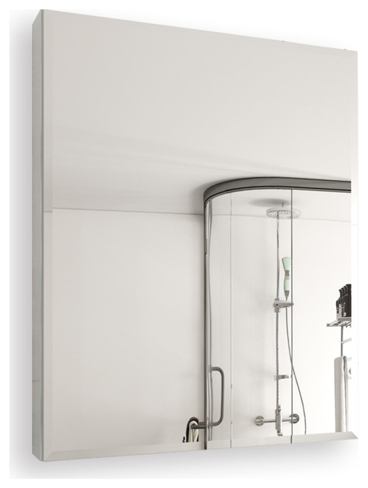 Aurora Recessed or Surface Mount Frameless Medicine Cabinet,24x30Inch