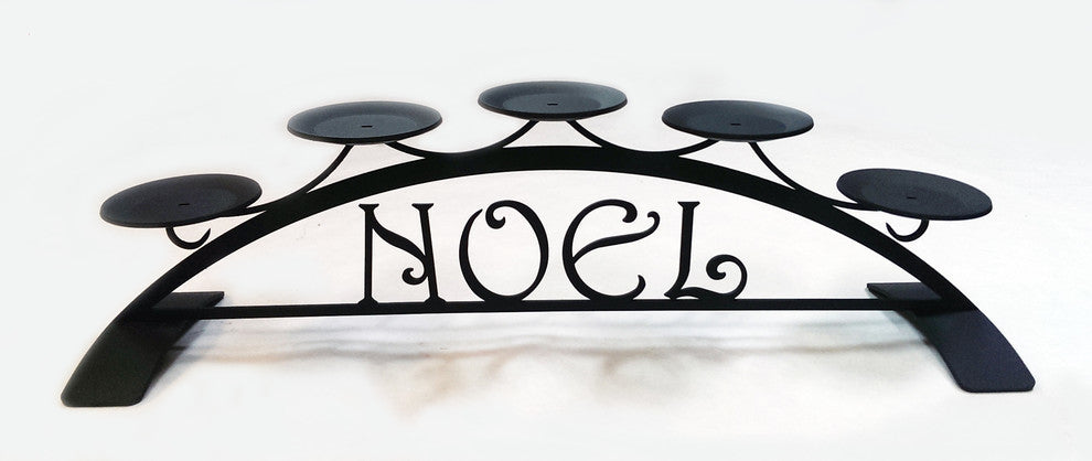 Noel, Table Top Pillar Candle Holder