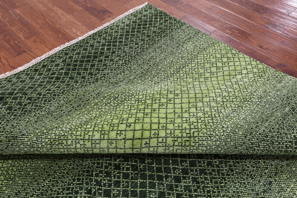 Savannah Grass Handmade Wool Rug 8' 0" X 9' 11" - Q13213