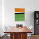 "Orange And Green Abstract 1" Fine Art Print