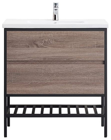 Memphis Single Vanity, Taupe, 32"