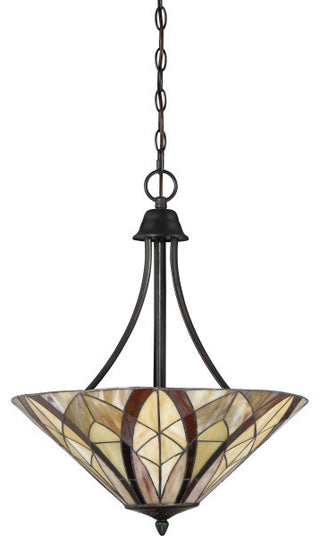 Quoizel TFVY2819VA Three Light Pendant Victory Valiant Bronze